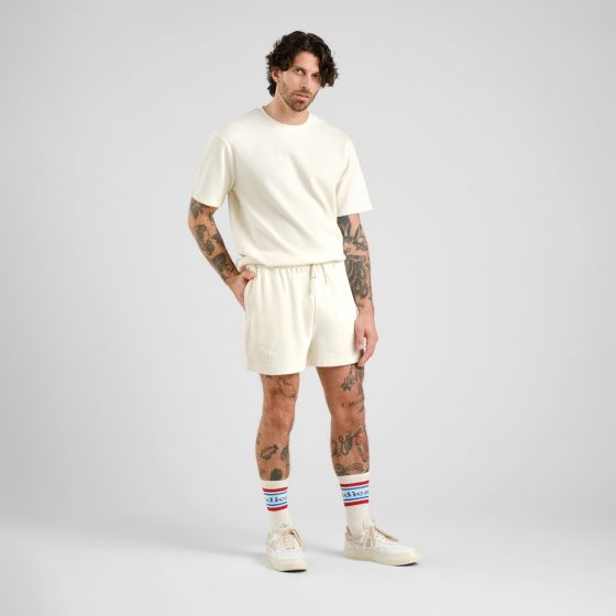 Short DEDICATED Essingen Waffle Off-White