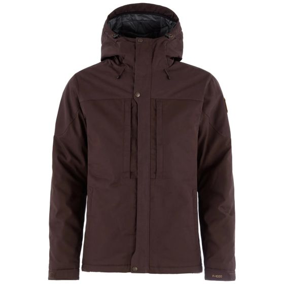 Leichte Winterjacke FJÄLLRÄVEN Skogsö Padded Black Oak
