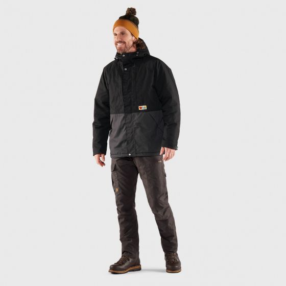 Jacke FJÄLLRÄVEN Vardag Lite Padded Jacket M Black Dark Grey