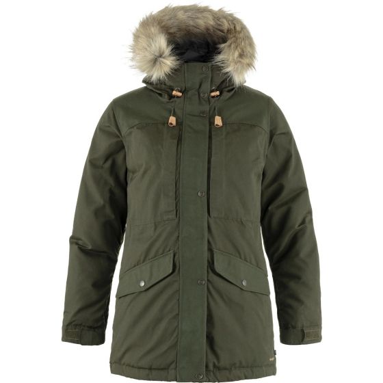 Daunenjacke FJÄLLRÄVEN Singi Down Jacket W Deep Forest