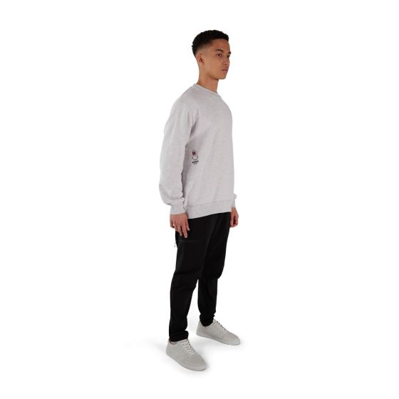 Sweater MAKIA Mozzarellaman Light Grey