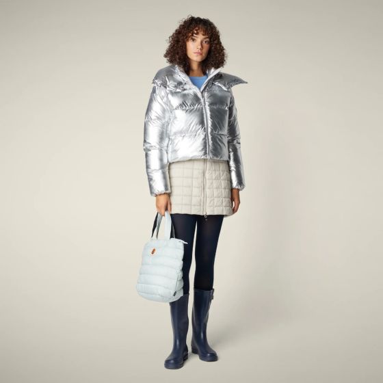 Steppjacke SAVE THE DUCK Giselle Icons Silver