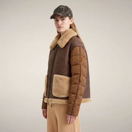 Puffer-Fliegerjacke SAVE THE DUCK Josette Hazelnut