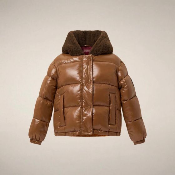 Mädchen Bomberjacke SAVE THE DUCK Ulla Noisette Brown