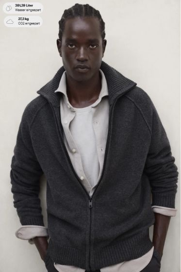 Weste ECOALF Ubedo Dark-Grey-Melange