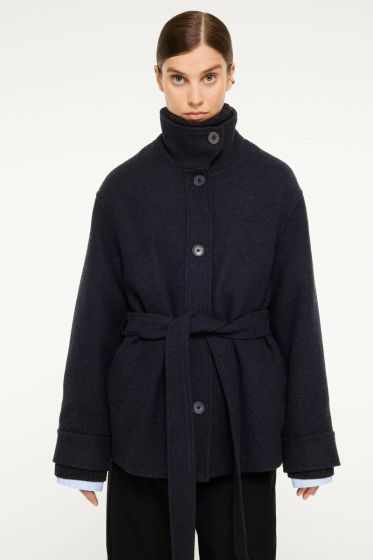 Wolljacke ELVINE Alendra Navy Melange