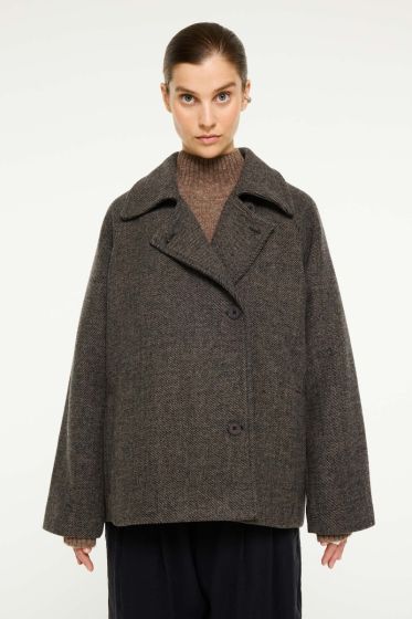 Wolljacke ELVINE Erijana Salt & Pepper