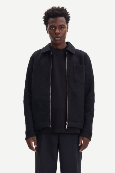 Woll Jacke SAMSØE & SAMSØE Hannes Black