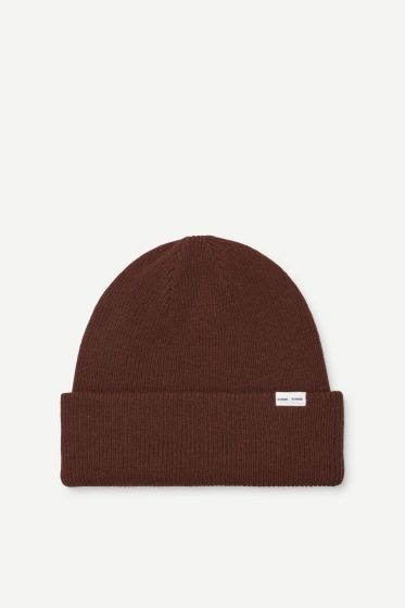 Woll Mütze SAMSØE & SAMSØE The Beanie Bitter Chocolate