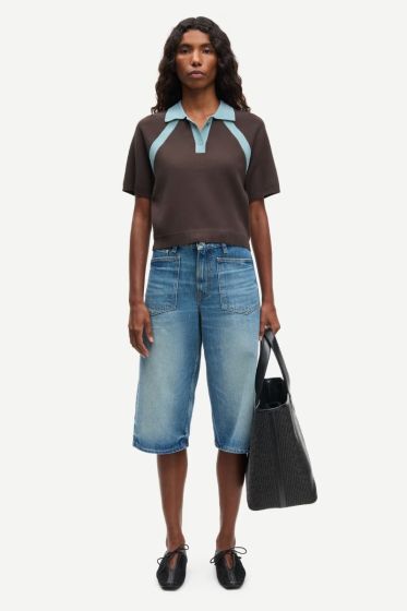 Denim-Short SAMSØE & SAMSØE Saveyra Oceanic Blue