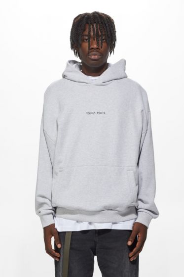 Hoodie YOUNG POETS SOCIETY Poet Danis Grey Melange