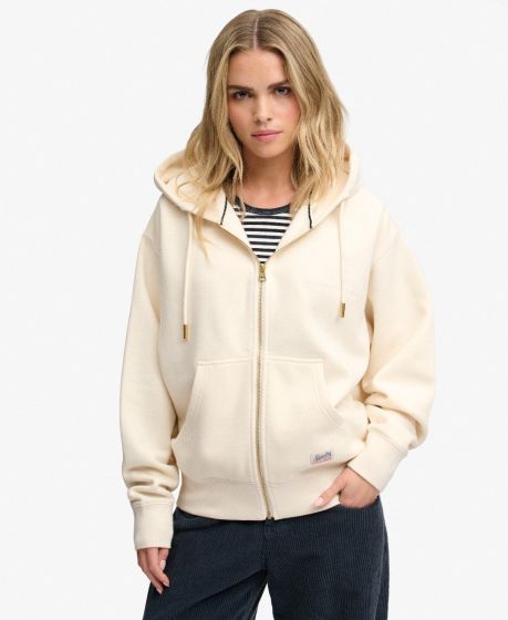 Zip Hoodie SUPERDRY Desert Bone