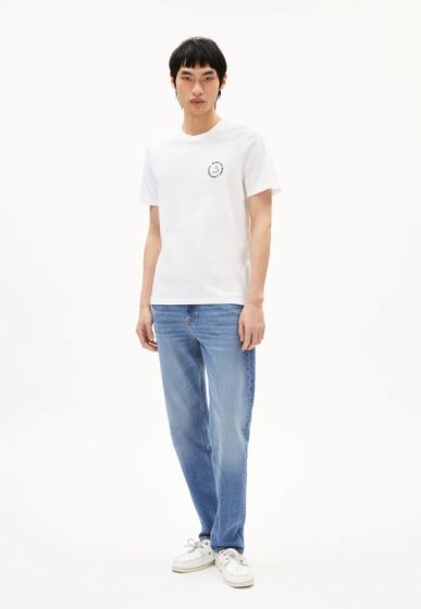 T-Shirt ARMEDANGELS Jaames Smiley White