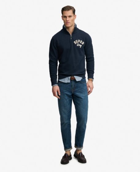 Sweater SUPERDRY Vintage Athletic Pullover Eclipse Navy
