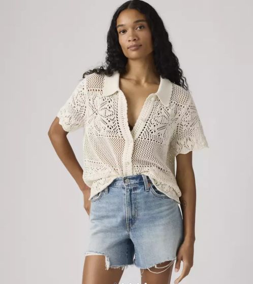 Häkelhemd LEVI'S® Egret