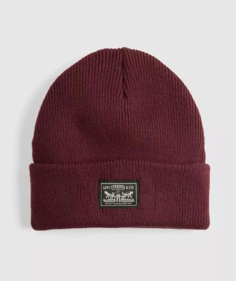 Haube LEVI´S® Backpatch Beanie Chocolate Truffle