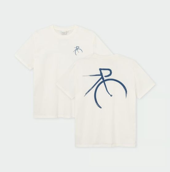 T-Shirt DEDICATED Stockholm Side Bike Off-White