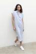 Leinenkleid ECOALF Amatista Lightblue