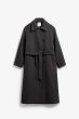 Wollmantel ELVINE Dark Grey Melange