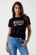T-Shirt GUESS Snake Logo-Shirt Jetblack