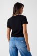 T-Shirt GUESS Snake Logo-Shirt Jetblack