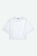 Cropped T-Shirt K.O.I. Weiß