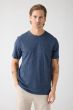 T-Shirt KNOWLEDGE COTTON APPAREL Narrow Striped Slub Shirt