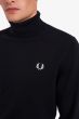 Rollkragenpullover FRED PERRY Black