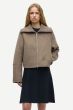 Woll Jacke SAMSØE & SAMSØE Sacleo Lead Gray Mel