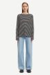 Langarmshirt SAMSØE & SAMSØE Nobil Black Stripe