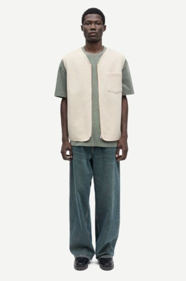 Gilet SAMSØE & SAMSØE Sahannes Oatmeal