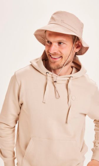 Bucket Hat KNOWLEDGE COTTON APPAREL Light Feather Gray