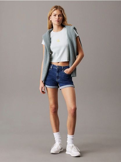 Shorts CALVIN KLEIN Slim Fit Denim Dark