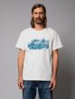 Shirt NUDIE JEANS Roy Blueprint Chalk White
