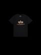 T-Shirt ALPHA INDUSTRIES Basic Big Logo Foil Print Black Gold