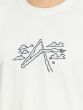 T-Shirt ALPHA INDUSTRIES Cloud Logo White