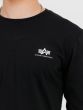 Longsleeve ALPHA INDUSTRIES Basic Small Logo Black