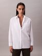 Bluse CALVIN KLEIN Polpeline Hemd Brilliant White