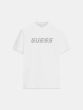 T-Shirt GUESS Logo Print Salt White