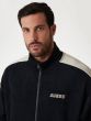 Sweatjacke GUESS Kontraststreifen Schwarz