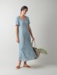 Kleid INDI & COLD Vestido Midi Flor Mini Estampada Agua