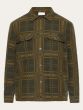 Double Bonded Overshirt KNOWLEDGE COTTON APPAREL Green Check