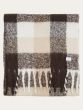 Schal KNOWLEDGE COTTON APPAREL Brown Check