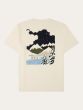 T-Shirt KNOWLEDGE COTTON APPAREL Egret