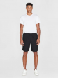 Leinenshort KNOWLEDGE COTTON APPAREL Black Jet