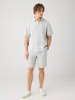 Shorts KNOWLEDGE COTTON APPAREL Fig Linen Grey Pin Stripe