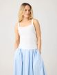 Top KNOWLEDGE COTTON APPAREL Rib Strap 