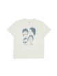 T-Shirt NUDIE JEANS Roy Fab Four Chalk White