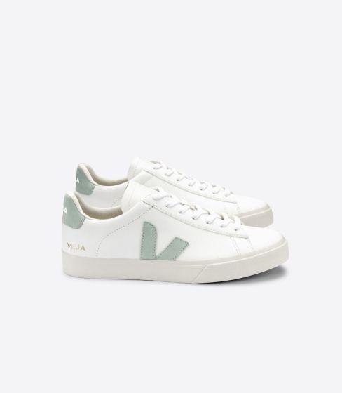 Sneaker VEJA Campo Chromefree Leather White Matcha Men