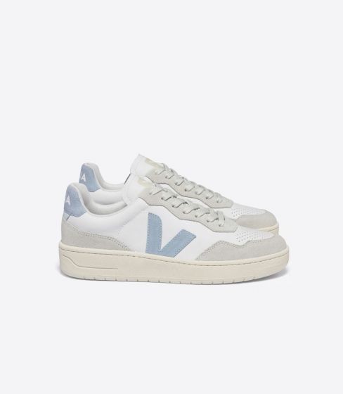 Sneaker VEJA V-90 Leather White Steel Men